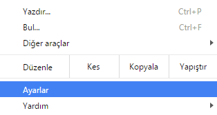 google chrome guncellemek 1