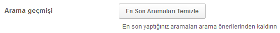 pinterest arama gecmisini silmek 2