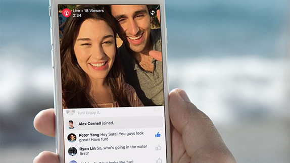 facebook canli yayin