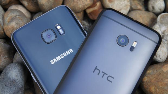 galaxy s7 ve htc 10 dusme testi