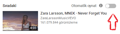 youtube otomatik oynat 2