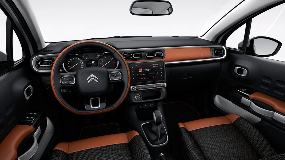 Yeni Citroen C3 ic tasarim
