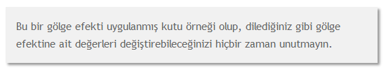 css kutulara golge vermek 2