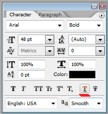 photoshop alti cizili yazi yazma 6