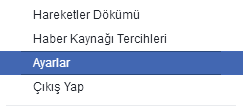 facebook otomatik video oynatma kapatmak 1