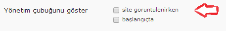 wordpress admin bar