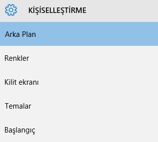 windows 10 arka plan resmi degistirmek 2