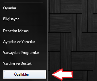 windows 7 calistir ve baslat menusu 2
