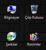 windows 7 masaustu simgelerini kucultmek 3