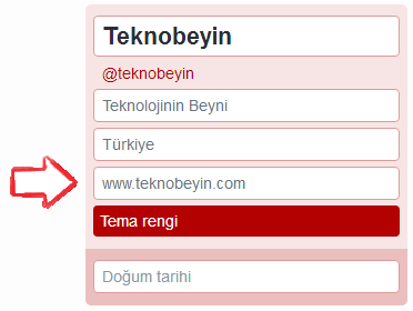 twitter internet sitesi eklemek 2