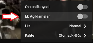 youtube ek aciklamalar kapatmak 2