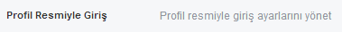 facebook profil resmiyle giris 3
