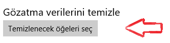 microsoft edge internet gecmisini silmek 4