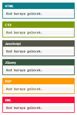 blogger kod gorunumunu degistirmek 2