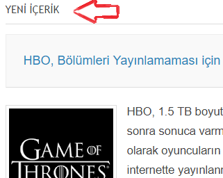 blogger son yaziya yeni yazmak