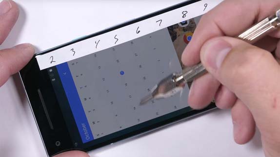Google Pixel 2 dayaniklilik testi