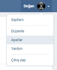 vkontakte sifre degistirmek 1