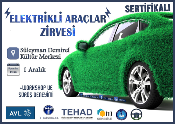 Elektrikli Araçlar Zirvesi Bu Sene de 1 Aralık'ta Yapılacak Elektrikli Araçlar Zirvesi Bu Sene de 1 Aralık'ta Yapılacak