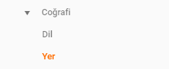 google analytics ulkeler 3