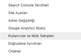 Search Console Kullanıcı Ekleme Nasıl Yapılır? Search Console Kullanıcı Ekleme Nasıl Yapılır?