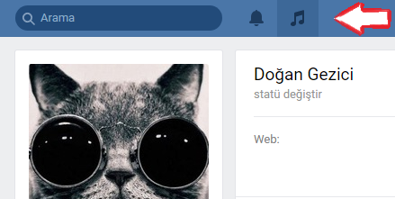 VKontakte'da Müzik Dinleme Nasıl Yapılır?