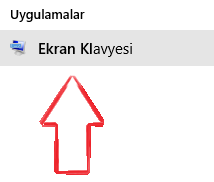 Windows 10'da Ekran Klavyesi Açma Nasıl Yapılır?