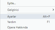 Opera Karanlık Tema Nasıl Aktive Edilir? Opera Karanlık Tema Nasıl Aktive Edilir?