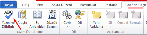 Word Kırmızı Çizgileri Kaldırma 2010-2016-2020 Word Kırmızı Çizgileri Kaldırma 2010-2016-2020