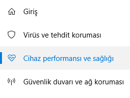 Windows Defender ile Cihazınızın Sağlığını Denetleyin