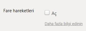Yandex Browser'da Fare Hareketlerini Kapatmak Yandex Browser'da Fare Hareketlerini Kapatmak