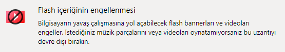 Yandex Browser'da Flash İçeriğini Engelleme Nasıl Yapılır?