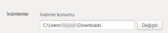 Yandex Browser'da İndirilenler Konumunu Değiştirmek Yandex Browser'da İndirilenler Konumunu Değiştirmek