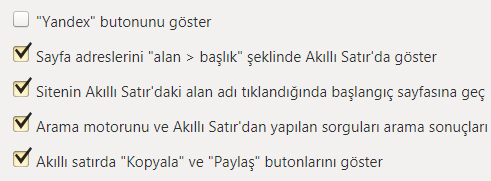 Yandex Browser'da Yandex Butonunu Kaldırmak Yandex Browser'da Yandex Butonunu Kaldırmak