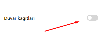 Opera'da Duvar Kağıdı Özelliğini Kapatalım Opera'da Duvar Kağıdı Özelliğini Kapatalım