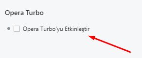 Opera Turbo Etkinleştirme Nasıl Yapılır?