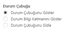 Vivaldi Browser'da Durum Çubuğunu Gizlemek Vivaldi Browser'da Durum Çubuğunu Gizlemek