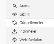 Vivaldi Browser'da Güncellemeleri Bildirme Nasıl Kapatılır?