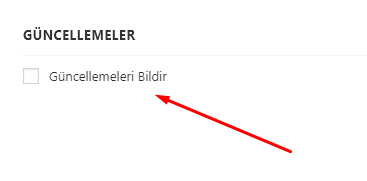 Vivaldi Browser'da Güncellemeleri Bildirme Nasıl Kapatılır?