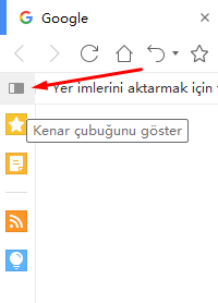 Maxthon Browser'da Kenar Çubuğu Gizlemek