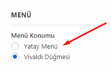 Vivaldi Browser'da Menü Konumunu Değiştirmek Vivaldi Browser'da Menü Konumunu Değiştirmek
