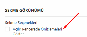 Vivaldi Browser'da Sekme Önizlemelerini Kapatmak Vivaldi Browser'da Sekme Önizlemelerini Kapatmak