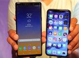 iPhone X ve Samsung Note 9