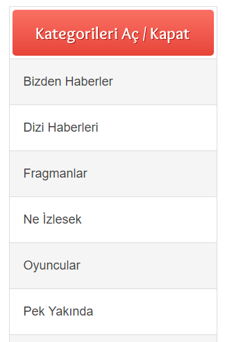 Blogger için Mükemmel Ötesi Açılır Etiket (Kategori) Listesi