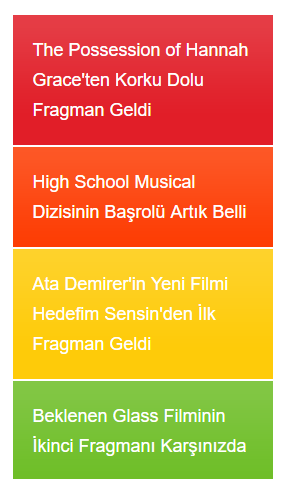 Blogger için Renkli Son Yazılar Eklentisi Blogger için Renkli Son Yazılar Eklentisi