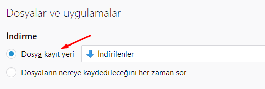 Firefox'da Dosya Kayıt Yeri Değiştirme Nasıl Yapılır?