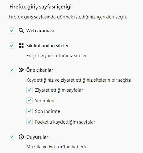 Firefox'da Giriş Sayfası İçeriği Nasıl Değiştirilir? Firefox'da Giriş Sayfası İçeriği Nasıl Değiştirilir?