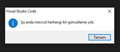 Visual Studio Code'da Güncelleme Denetleme Nasıl Yapılır? Visual Studio Code'da Güncelleme Denetleme Nasıl Yapılır?
