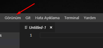 Visual Studio Code'da Sözcük Kaydırmayı Açalım