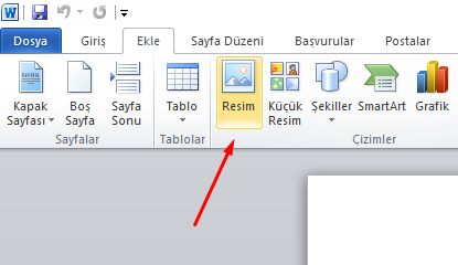 Word 2010'da Resim Ekleme Nasıl Yapılır?