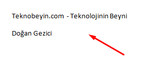 Word 2010'da Sözcük Sayısını Öğrenmek